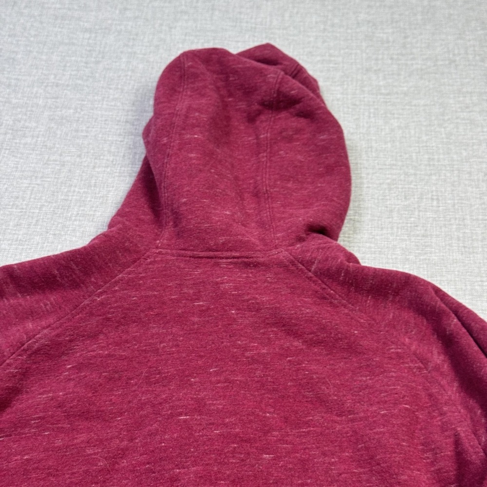 Ariat REAL Hoodie Women Small Red Full Zip Lined Sherpa Faux Fur Kangaroo Pocket - Picture 10 of 10